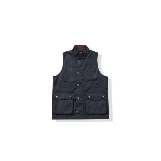 OKONKWO Retro Classic Jacket Hunting Vest with Waxed Collar British Style Waxed Vest