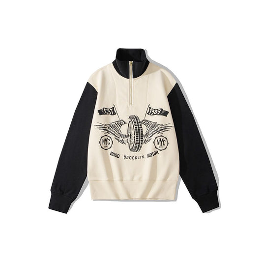 Heavyweight Motorcycle Quarter Zip