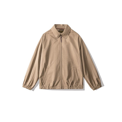 OKONKWO classic American casual retro collared jacket similar to RL s commuter jacket image 15