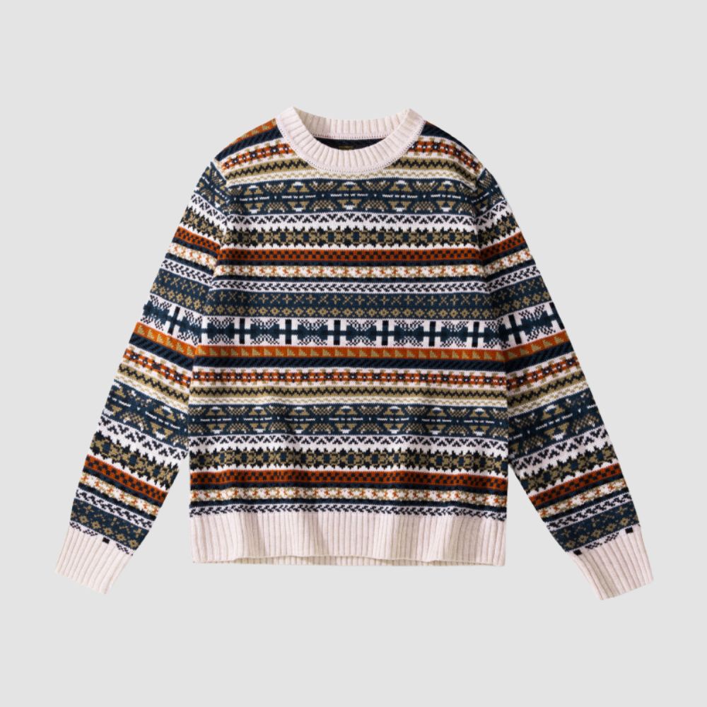 Heritage Fair Isle Jumper – Blended Wool Classic