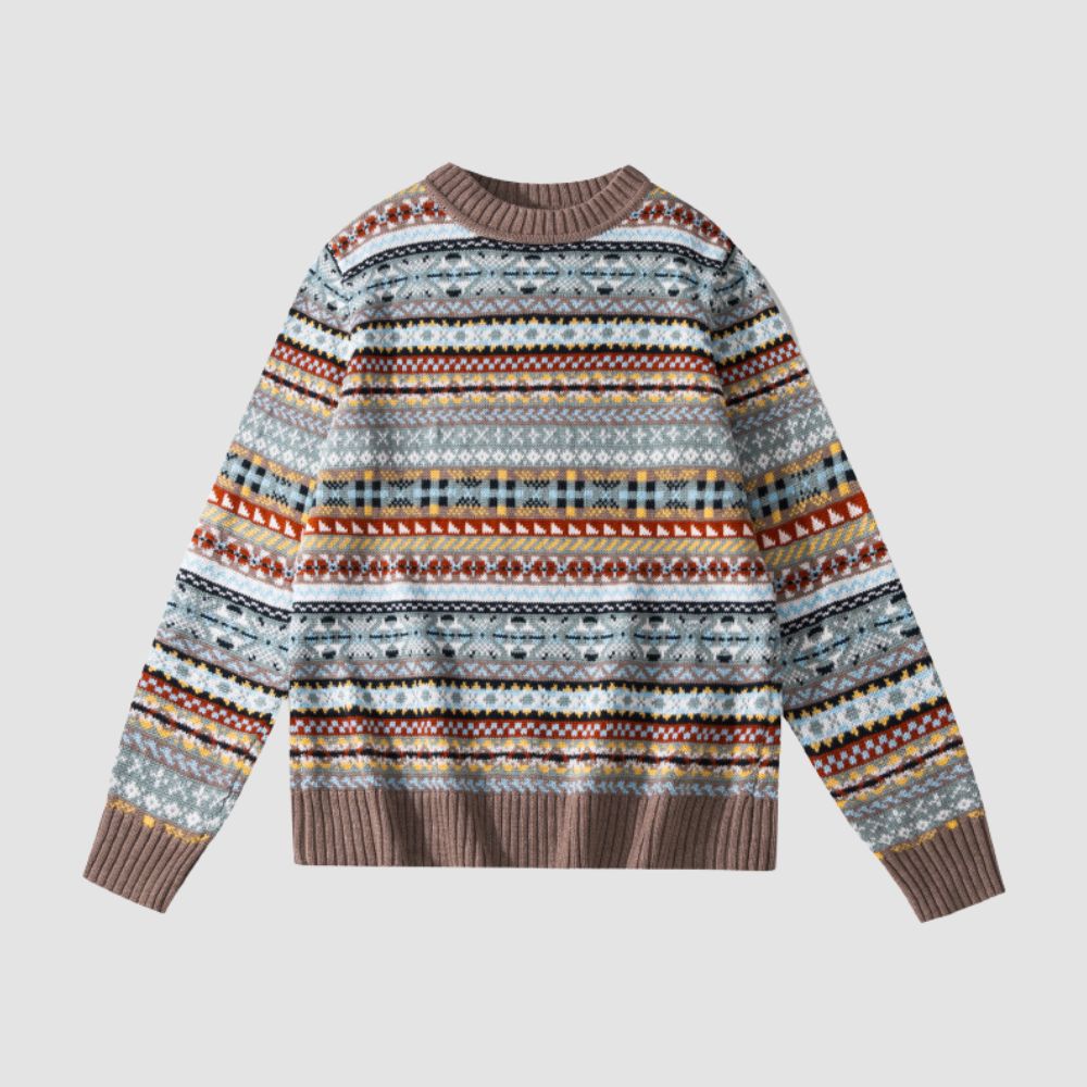 Heritage Fair Isle Jumper – Blended Wool Classic