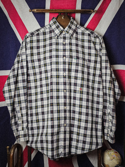Green Plaid Check Shirt - Tommy Hilfiger - Small