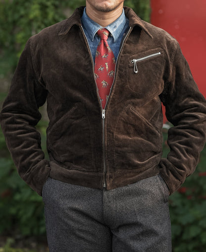 1940s Heavyweight Corduroy Cossack Jacket