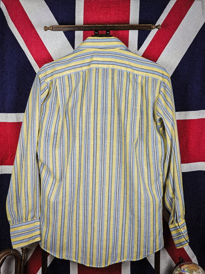 Yellow 70s Disco Shirt - Vintage Dunbrooke