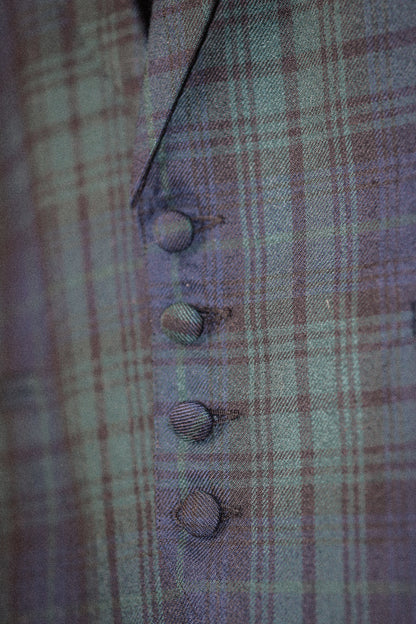 Tuxacco Tuxedo Tartan (Black Watch) Waistcoat/vest - Size 39-41