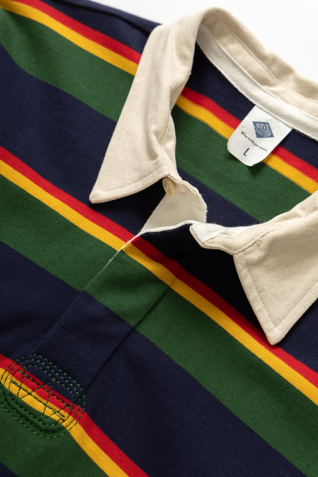Heritage Stripe Cotton Rugby Shirt – Retro Collegiate Style