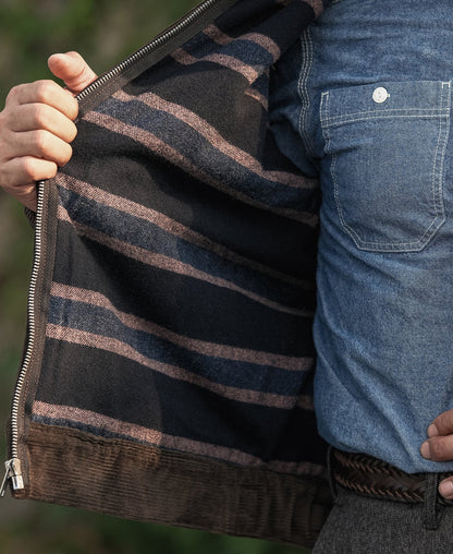 1940s Heavyweight Corduroy Cossack Jacket