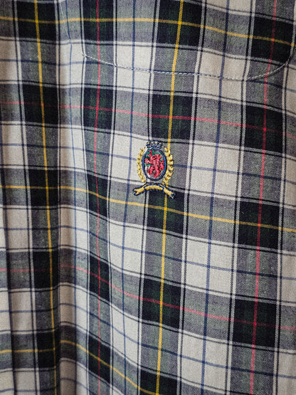 Green Plaid Check Shirt - Tommy Hilfiger - Small
