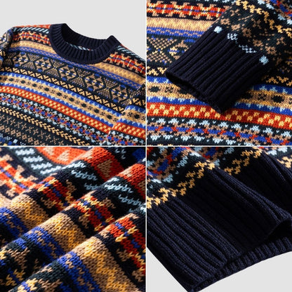 Heritage Fair Isle Jumper – Blended Wool Classic
