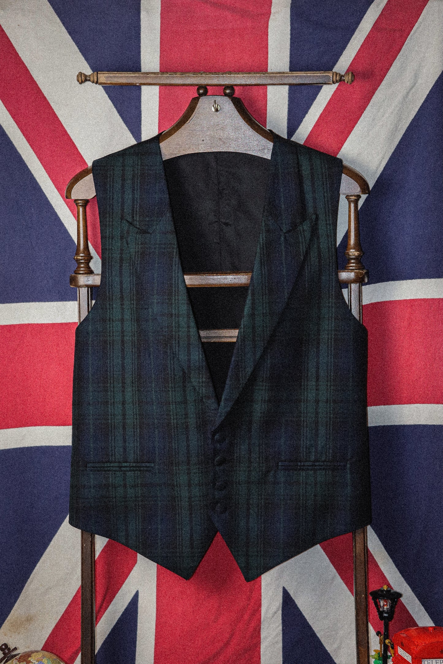 Tuxacco Tuxedo Tartan (Black Watch) Waistcoat/vest - Size 39-41