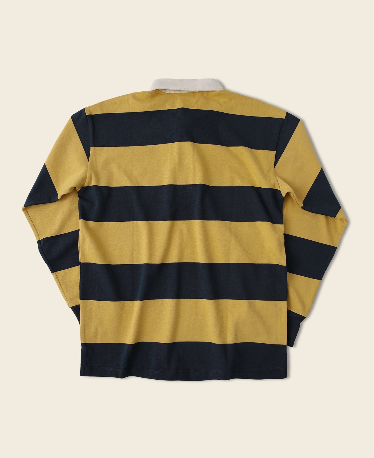Heritage Stripe Cotton Rugby Shirt – Retro Collegiate Style