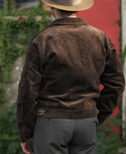 1940s Heavyweight Corduroy Cossack Jacket